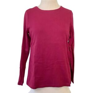 Talbots Petite Fuschia Long Sleeve Tee
